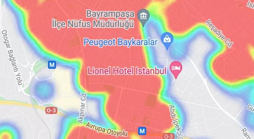 İstanbulun koronavirüs haritası yine kızardı: İşte ilçe ilçe son durum