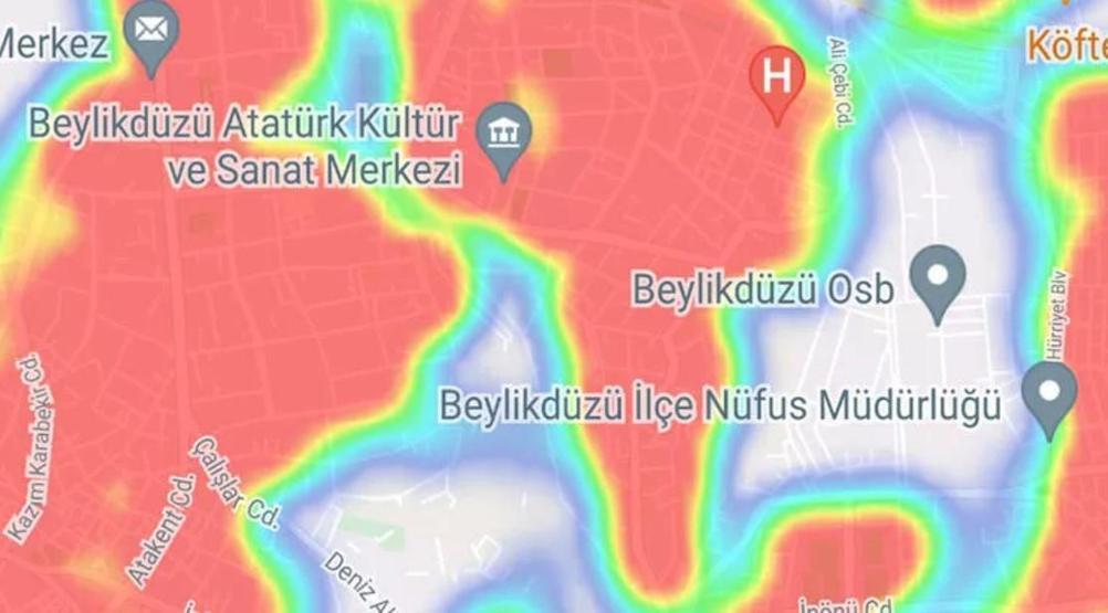 İstanbulun koronavirüs haritası yine kızardı: İşte ilçe ilçe son durum