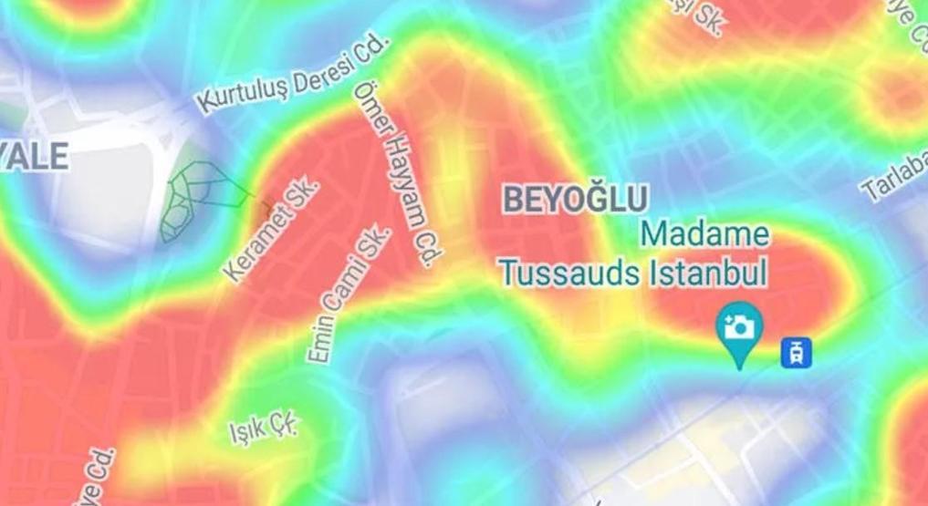 İstanbulun koronavirüs haritası yine kızardı: İşte ilçe ilçe son durum