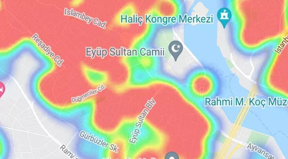 İstanbulun koronavirüs haritası yine kızardı: İşte ilçe ilçe son durum