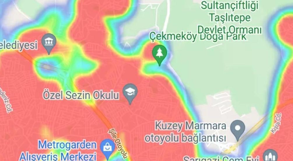 İstanbulun koronavirüs haritası yine kızardı: İşte ilçe ilçe son durum