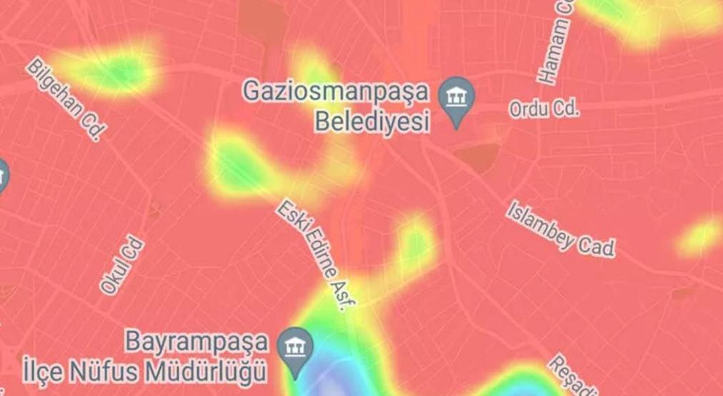 İstanbulun koronavirüs haritası yine kızardı: İşte ilçe ilçe son durum