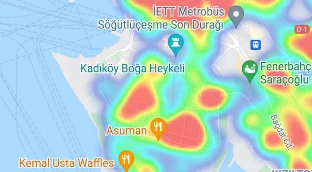 İstanbulun koronavirüs haritası yine kızardı: İşte ilçe ilçe son durum