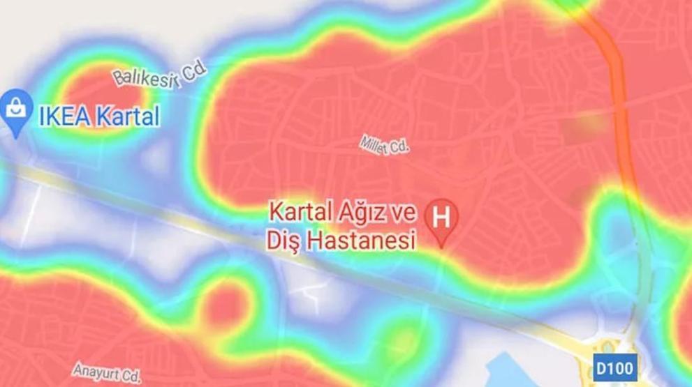 İstanbulun koronavirüs haritası yine kızardı: İşte ilçe ilçe son durum