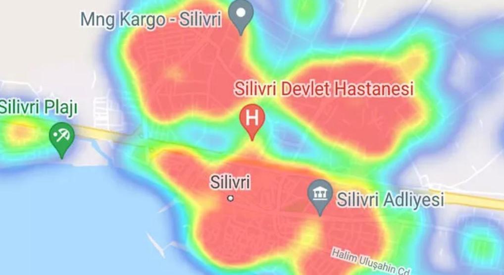 İstanbulun koronavirüs haritası yine kızardı: İşte ilçe ilçe son durum