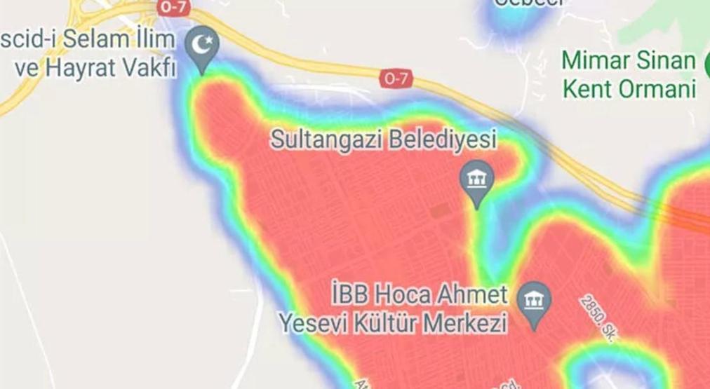 İstanbulun koronavirüs haritası yine kızardı: İşte ilçe ilçe son durum