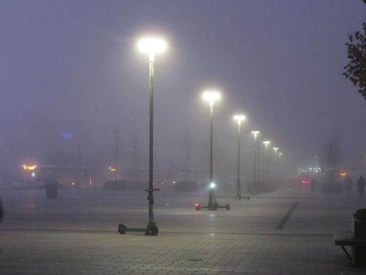 İstanbul sis altında