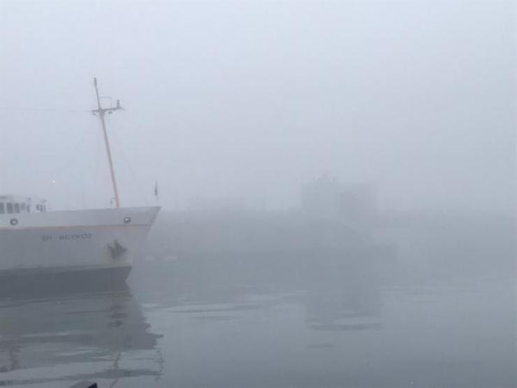 İstanbul sis altında