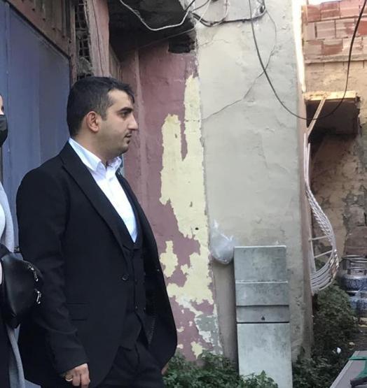 Beyoğlunda gelin damadın nikah günü evi yandı
