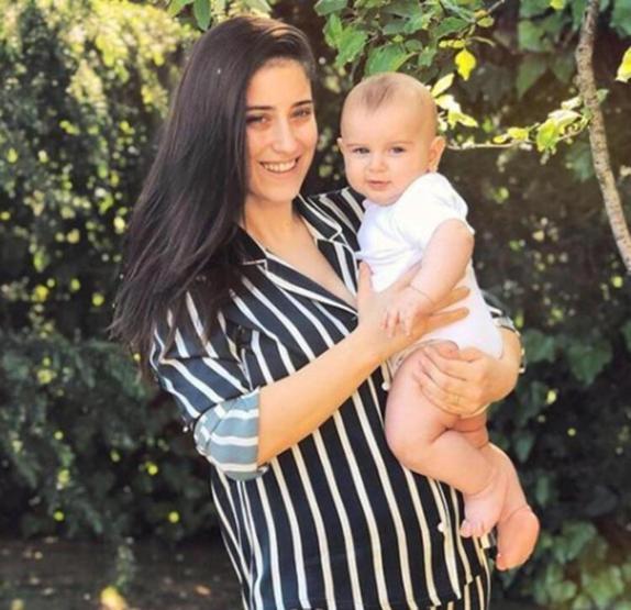 Hazal Kaya-Ali Atay çiftinin oğulları Fikret Ali iki yaşında