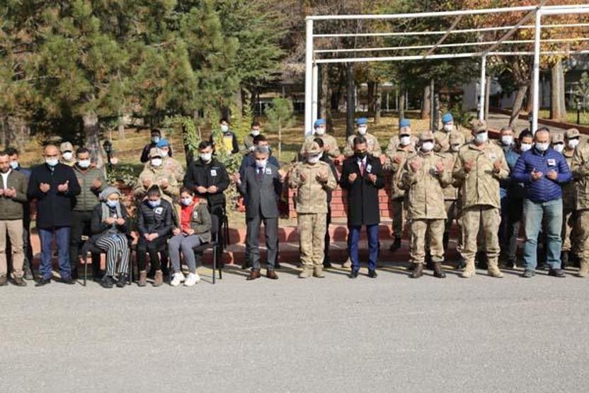Kalp krizi sonucu şehit olan uzman çavuş için Tuncelide tören