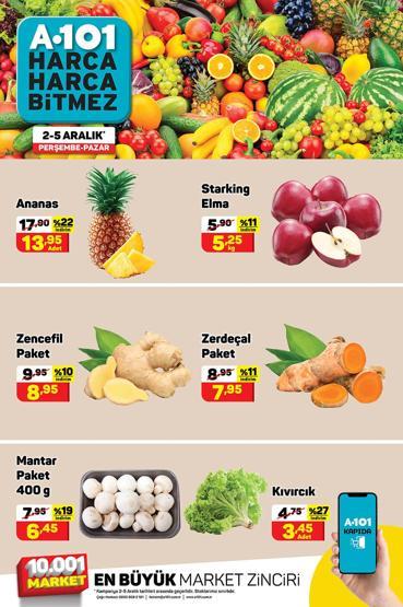 4 -10 Aralık A101 aktüel ürünler kataloğu 2021 Bu hafta A101 indirimli ürünlerde neler var
