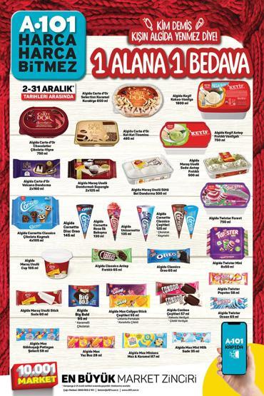 4 -10 Aralık A101 aktüel ürünler kataloğu 2021 Bu hafta A101 indirimli ürünlerde neler var