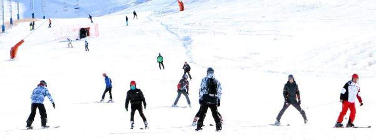 Palandökende kayak sezonu başladı