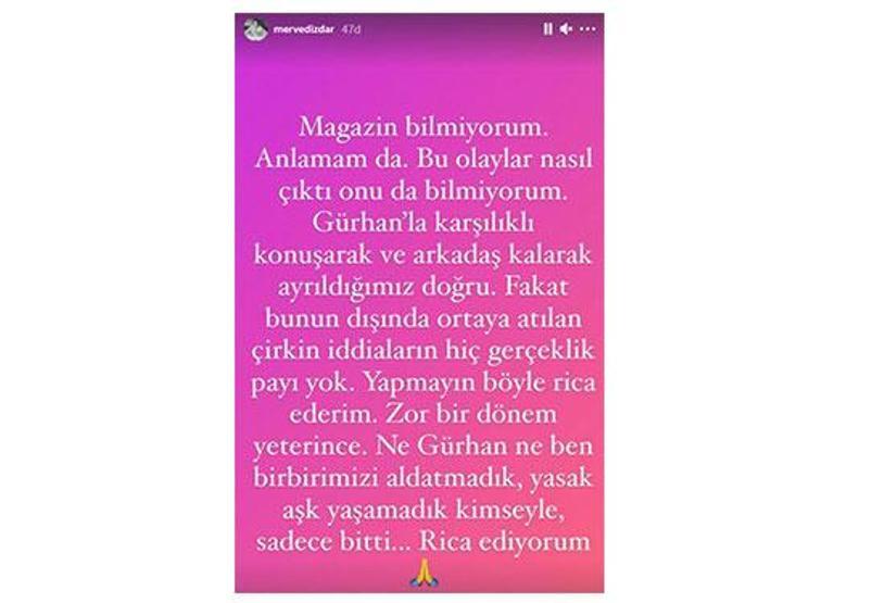 Merve Dizdar ve eski eşi Gürhan Altundaşar samimi şekilde görüntülendi