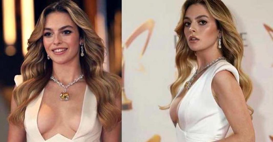 Elbisesi ve konuşması ile geceye damga vuran Melis Sezen o anları anlattı
