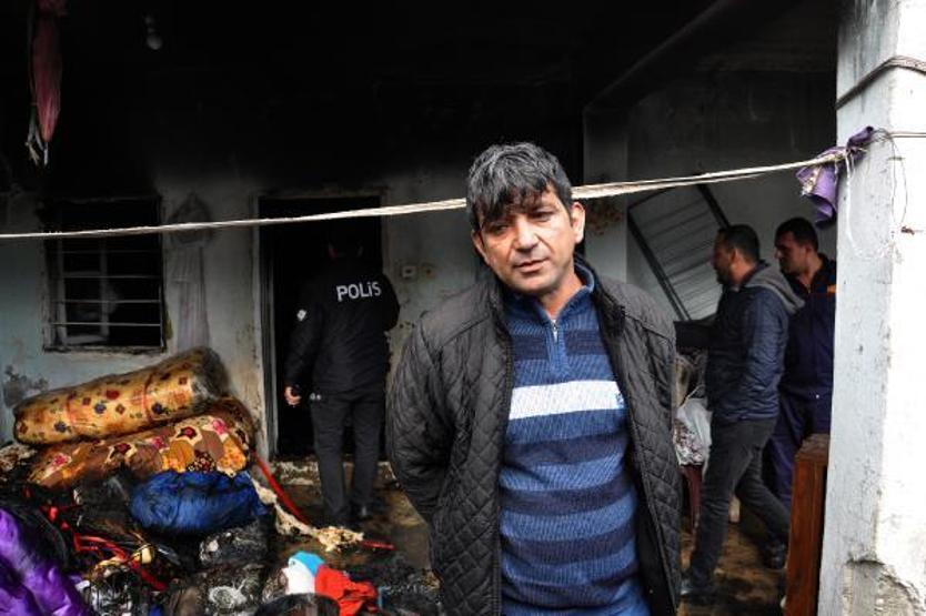 Yangın çıkan evdeki 3 çocuğu komşuları ölümden kurtardı