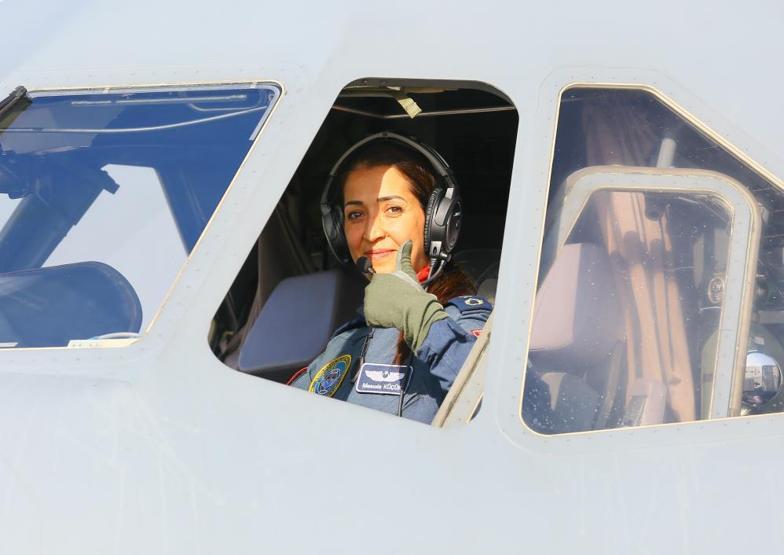 15 tonluk CASA uçağını kanatlandıran kadın pilot: “Yarbay Mesude Küçük”