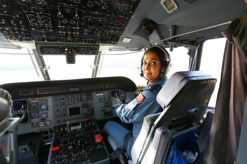 15 tonluk CASA uçağını kanatlandıran kadın pilot: “Yarbay Mesude Küçük”