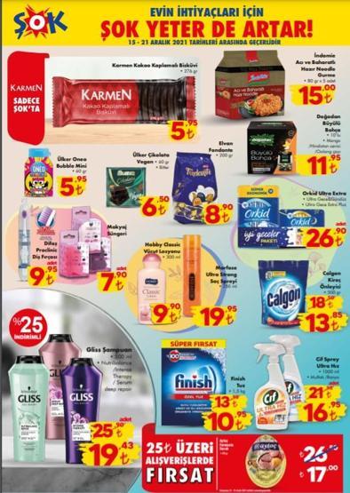 17 Aralık 2021 ŞOK aktüel kataloğu Bu hafta ŞOK markette hangi ürünler indirimde