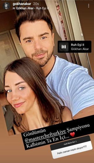 MasterChef Pelin Zamandan Danilo Zanna ile aşk yaşıyor musun sorusuna cevap