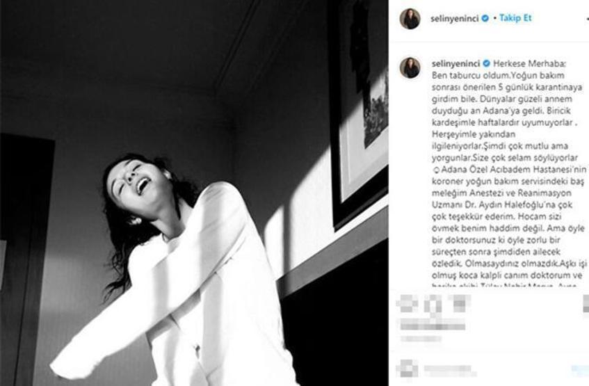 Selin Yenincinin paylaşımları büyük beğeni topladı