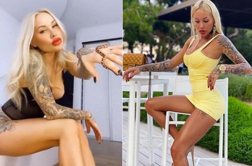 Ünlü model iç çamaşırıyla milli marş okudu