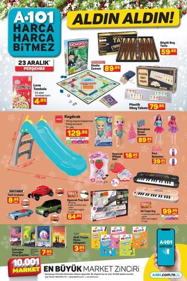 A101 indirimli ürünler bugün raflarda 23 Aralık 2021 A101 aktüel ürünler kataloğu