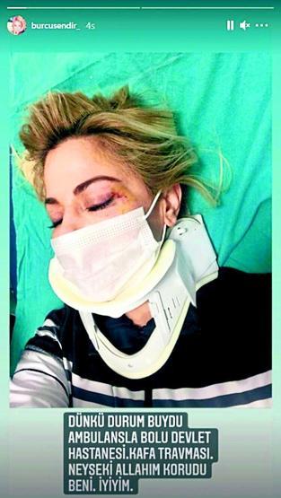 Burcu Şendir kayaktan vazgeçmedi