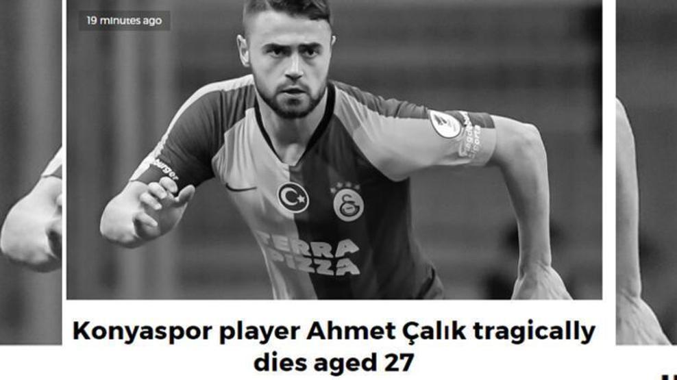 Ahmet Çalıkın hayatını kaybettiği kaza Avrupa basınında