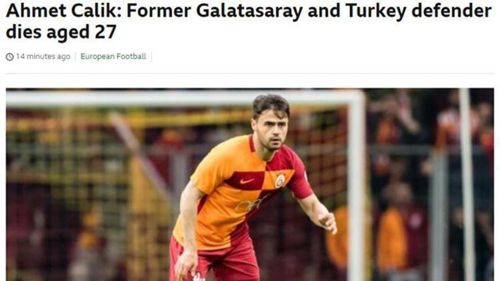 Ahmet Çalıkın hayatını kaybettiği kaza Avrupa basınında