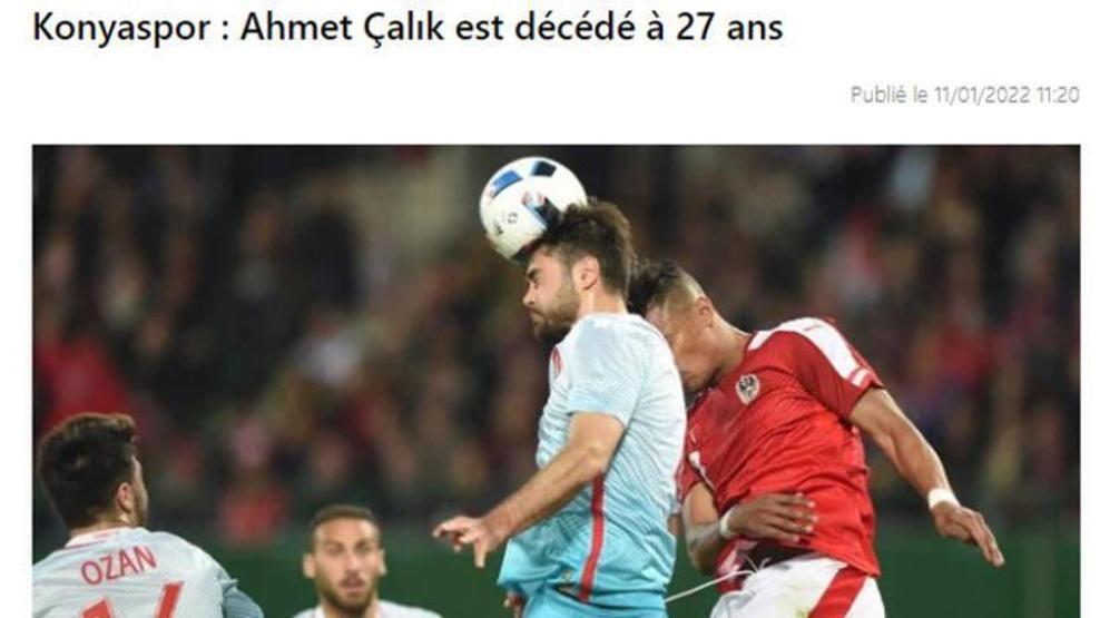 Ahmet Çalıkın hayatını kaybettiği kaza Avrupa basınında