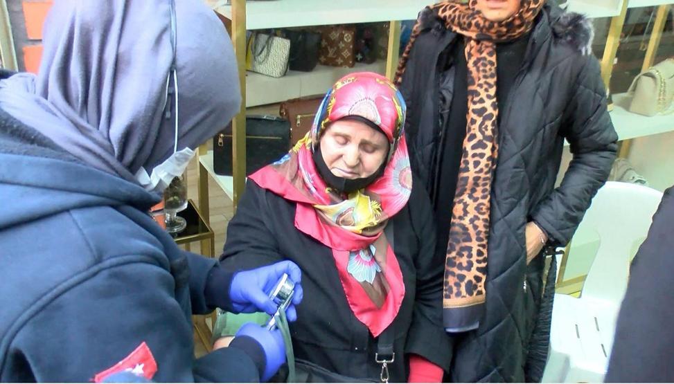 Gelinlik atölyesinde yangın çıktı
