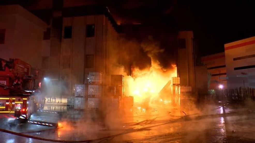 Bursada fabrika yangını