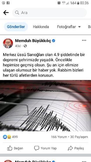 Kayseride 4.9 büyüklüğünde deprem: 21 artçı sarsıntı yaşandı