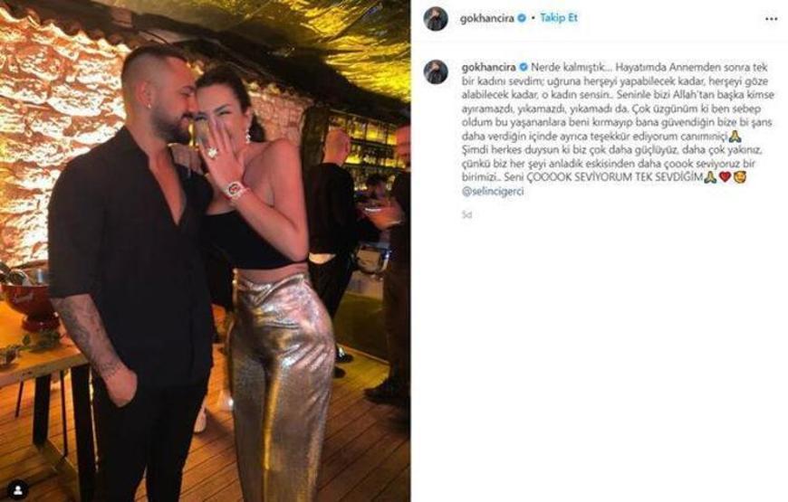 Selin Ciğerci paylaştı, Gökhan Çıra kayıtsız kalamadı
