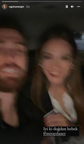 Miray Daner ve sevgilisi Oğulcan Engin polis çevirmesinde gergin anlar yaşadı