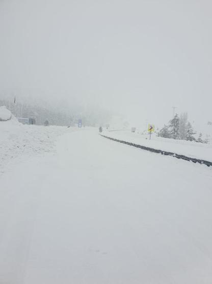 Konya- Antalya yolunda ulaşıma kar engeli