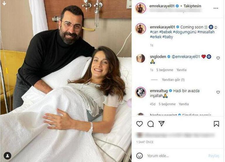Emre Karayel baba oldu