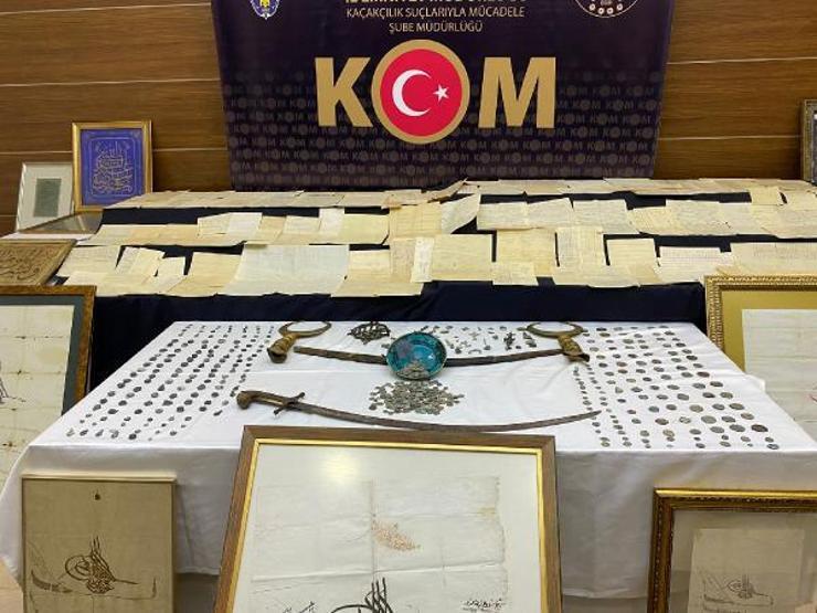 İstanbulda tarihi eser kaçakçılarına operasyon