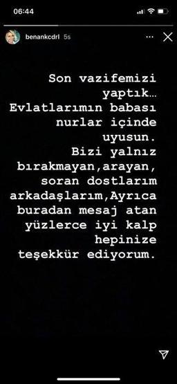 Şafak Mahmutyazıcıoğlunun eski eşi Benan Kocadereliden duygusal paylaşım