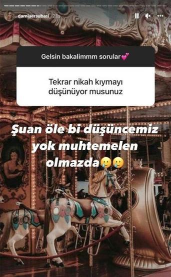 Damla Ersubaşı, Mustafa Can Keser ile yeniden evlenecek mi