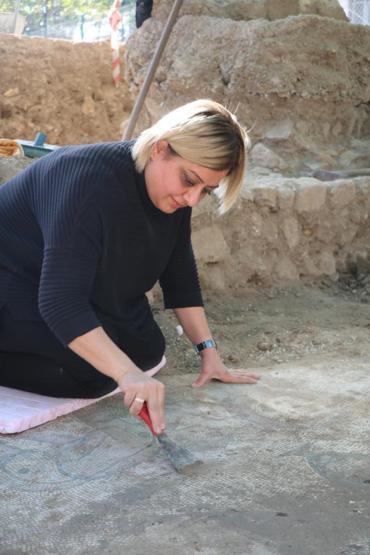 Germanicia Antik Kentindeki kazılarda 1500 yıllık mozaik bulundu