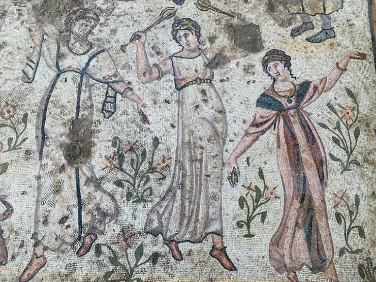 Germanicia Antik Kentindeki kazılarda 1500 yıllık mozaik bulundu