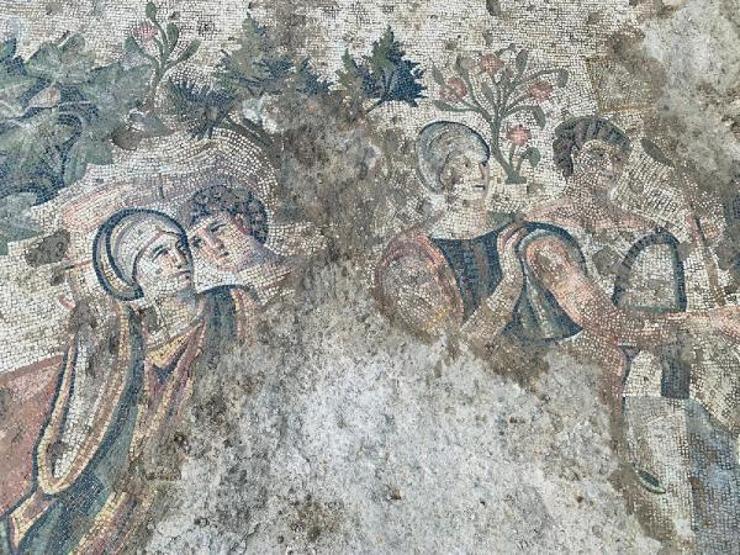 Germanicia Antik Kentindeki kazılarda 1500 yıllık mozaik bulundu