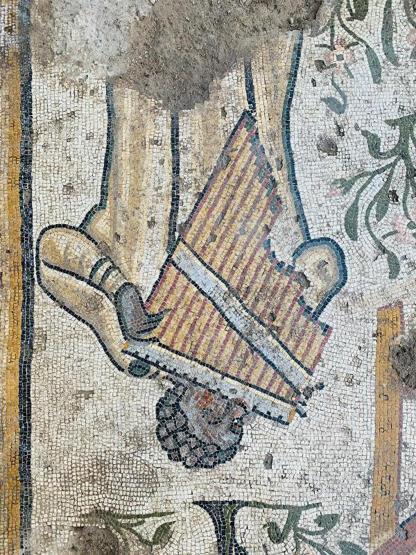 Germanicia Antik Kentindeki kazılarda 1500 yıllık mozaik bulundu