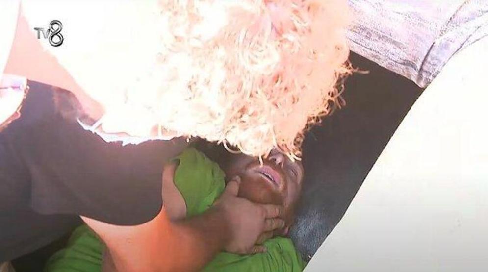 Furkan Kızılay sakatlanarak hastaneye kaldırıldı Survivorda o anlar panik yarattı