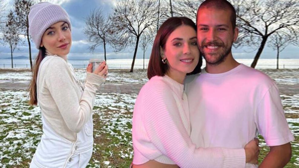 Fulya Zenginerin eşi göbeğini öptü: Ama ben gülerim