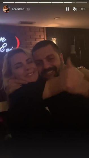 Ece Erken, Şafak Mahmutyazıcıoğlu ile romantik anlarını paylaştı