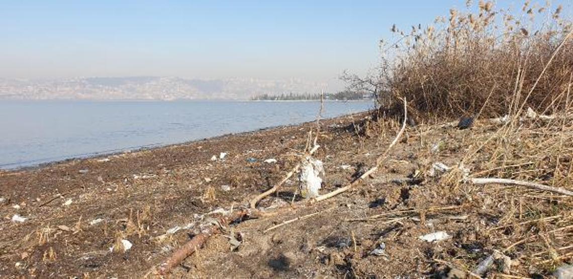 İzmit Körfezi sahili çöplüğe döndü